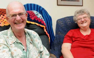 Hank Van Mierlo and his wife Jan at home in Gympie. Hank says he wouldn’t be able to cope with his illness without the help of Little Haven Palliative Care. Hank Van Mierlo and his wife Jan at home in Gympie. Hank says he wouldn’t be able to cope with his illness without the help of Little Haven Palliative Care.